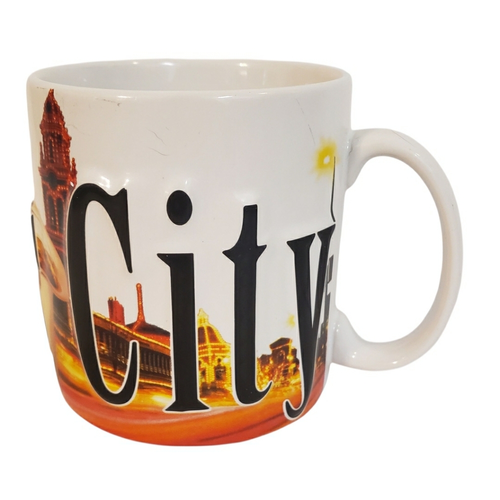 Americaware Kansas City Full Color Relief Jumbo Coffee Mug 18 oz Cup Skyline